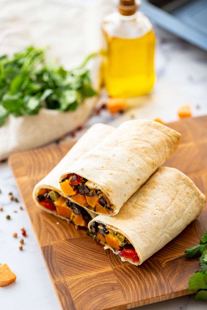 Easy Sweet Potato Black Bean Burritos: Quick 40-Minute Recipe
